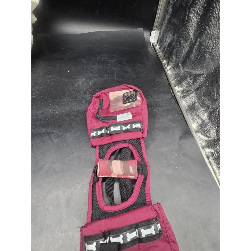Outward Hound Quick Release Backpack Small Dog Travel Gear Red